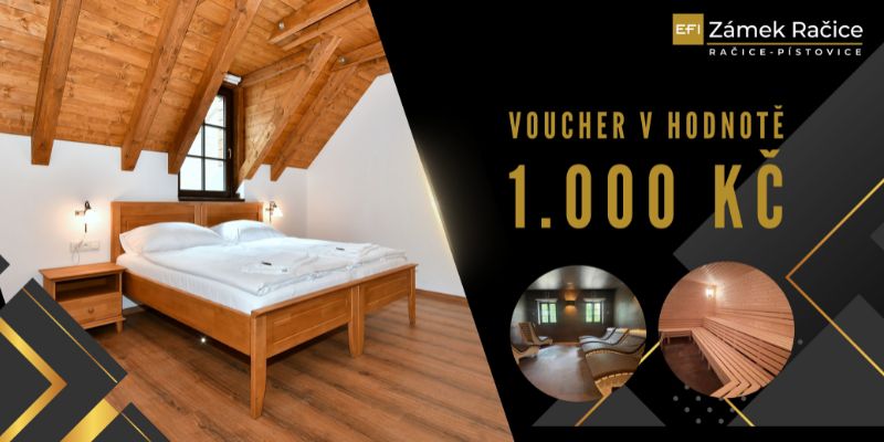 Voucher - hodnotový - 1000 Kč - Zámek Račice